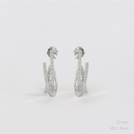 Boucles d'oreilles en Argent