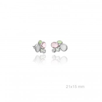 Silver earrings