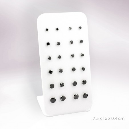 Display - 12 pairs of earrings