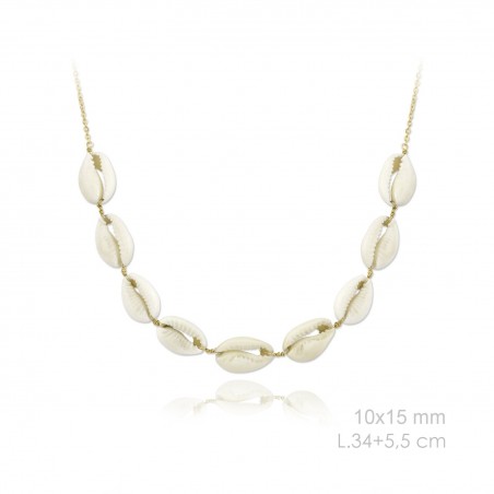 Silver Necklaces with Mother of Pearl 