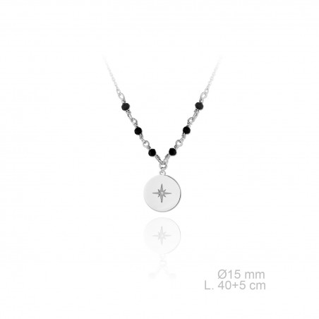 Gargantilla Polar Piedra Negra