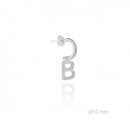 Boucles d'oreilles en Argent | B