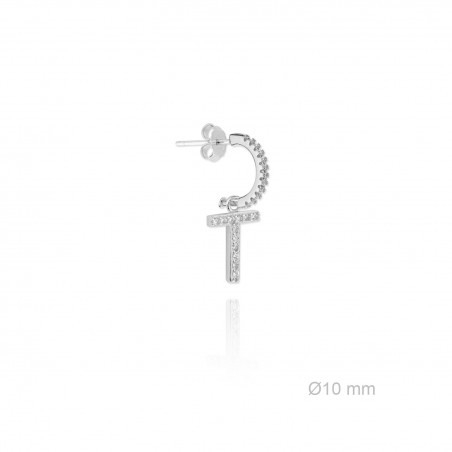 Boucles d'oreilles en Argent | T