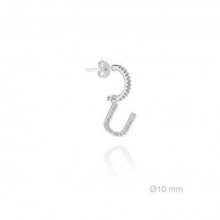 Boucles d'oreilles en Argent | U