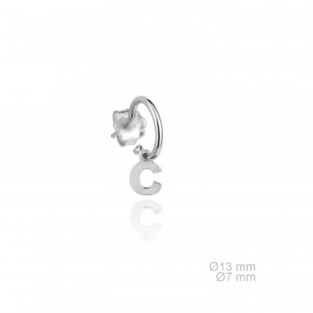 Pendientes Inicial Lisa "C"