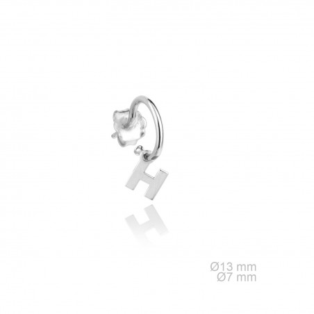 Boucles d'oreilles en Argent | H
