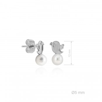 Earrings Omega lock