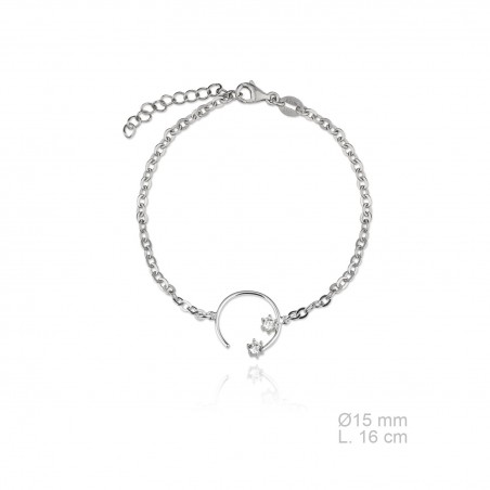 Pulsera Karma circonita doble