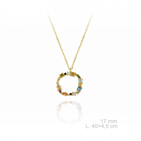 Garg. Inicial cir.color NAME "O" Dorada