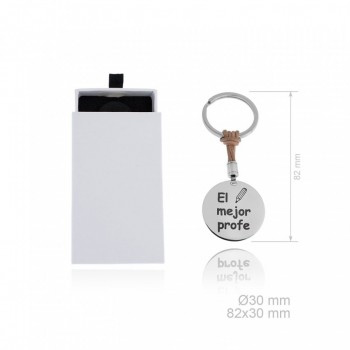 Acier Porte-Clés en Acier